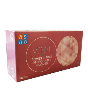 BT - vinylové jednorazové rukavice - nepudrované 100 ks - XL