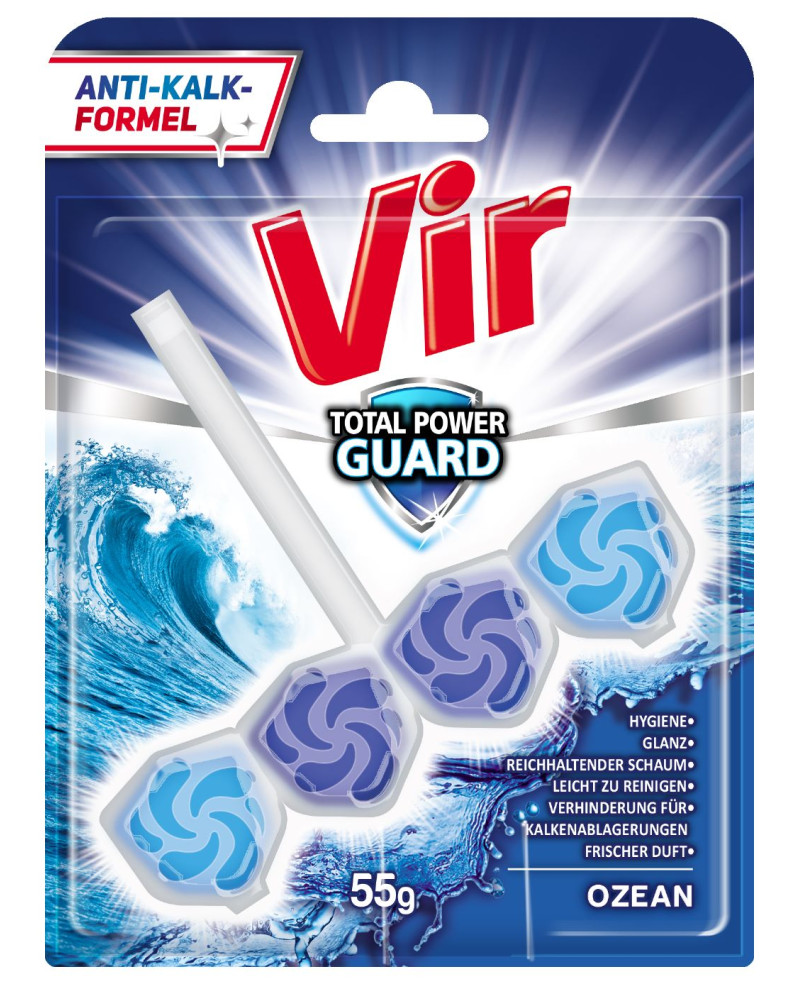 VIR - WC blok - TOTAL POWER GUARD - 55 g - OCEÁN