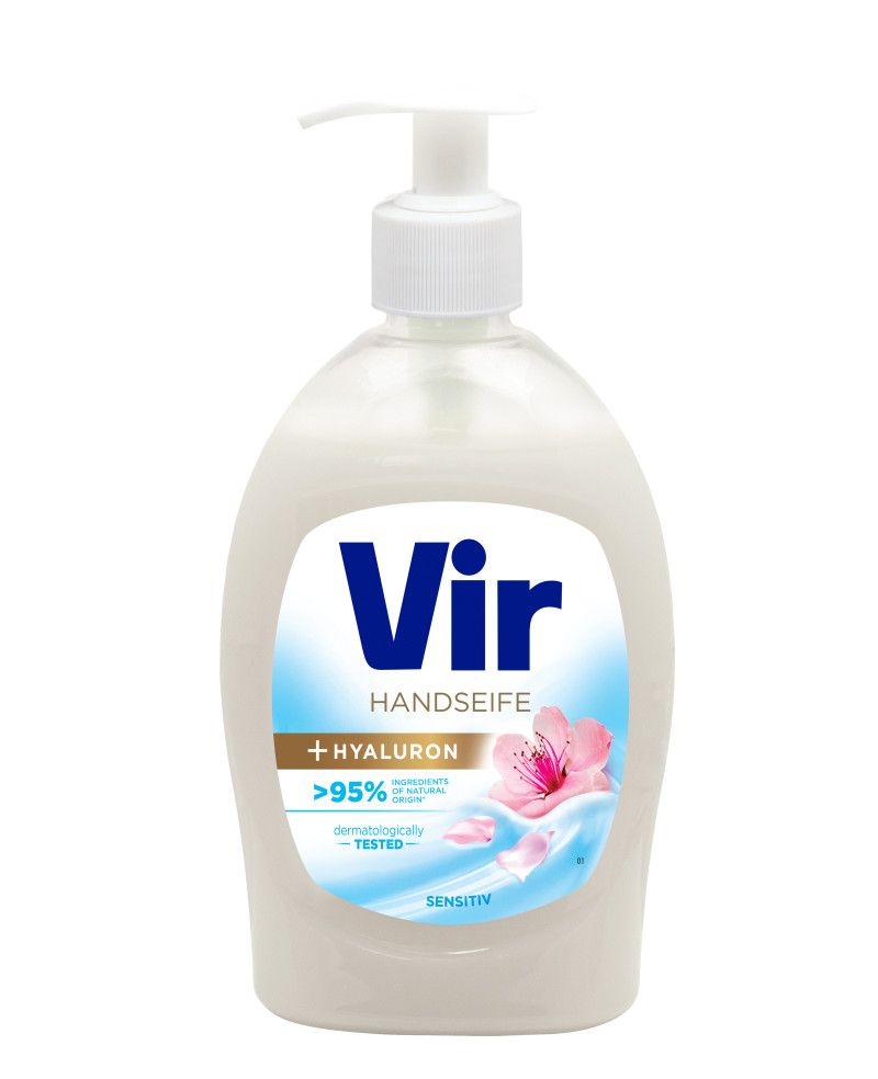 VIR - tekuté mydlo - 400 ml  - SENSITIV+ HYALURON