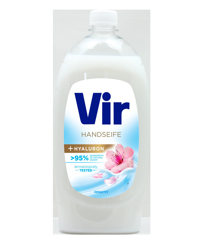 VIR - tekuté mydlo -  800 ml  - SENSITIV + HYALURON