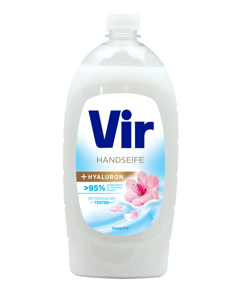 VIR - tekuté mydlo -  800 ml  - SENSITIV + HYALURON