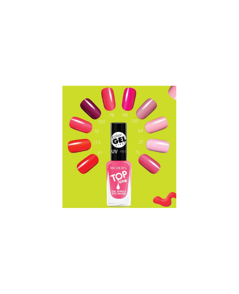 REVERS - lak na nechty 10 ml - TOP ONE - SET II