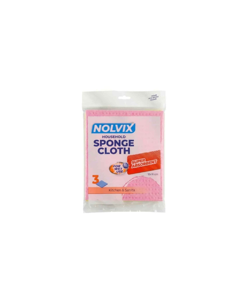 Nolvix - špongiové utierky  3 ks