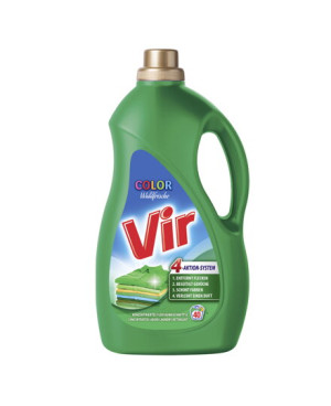 VIR - tekutý prací prostriedok - COLOR - WALDFRISCHE - 2200 ml