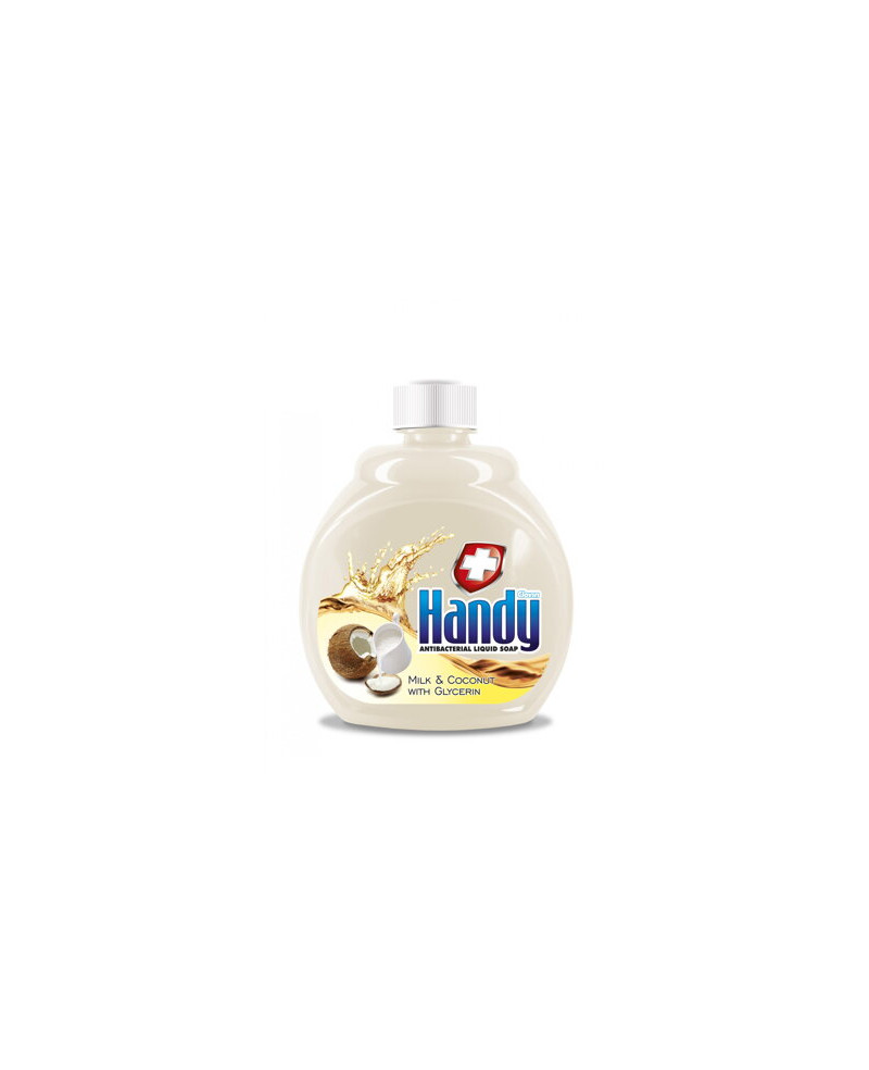 HANDY - tekuté mydlo antibakteriálne - 500 ml - Mlieko & Kokos
