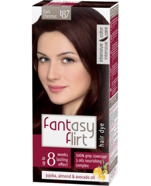 FF - farba na vlasy - 187 - dark chestnut