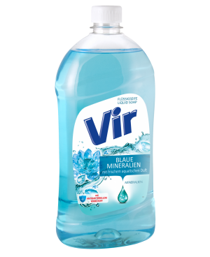 VIR - tekuté mydlo -  800 ml  - BLAUE MINERALIEN - s antibakteriálnym účinkom
