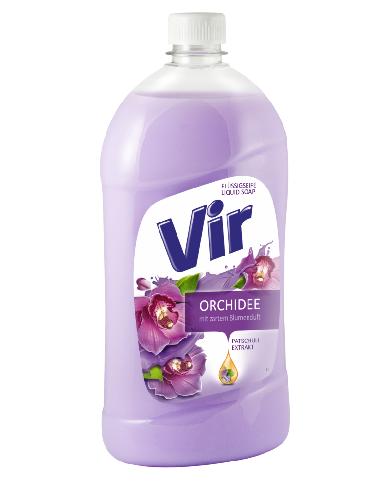 VIR - tekuté mydlo -  800 ml  - ORCHIDEE