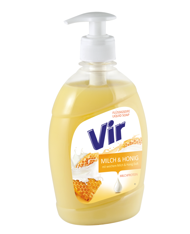 VIR - tekuté mydlo - 400 ml  - MILCH & HONIG