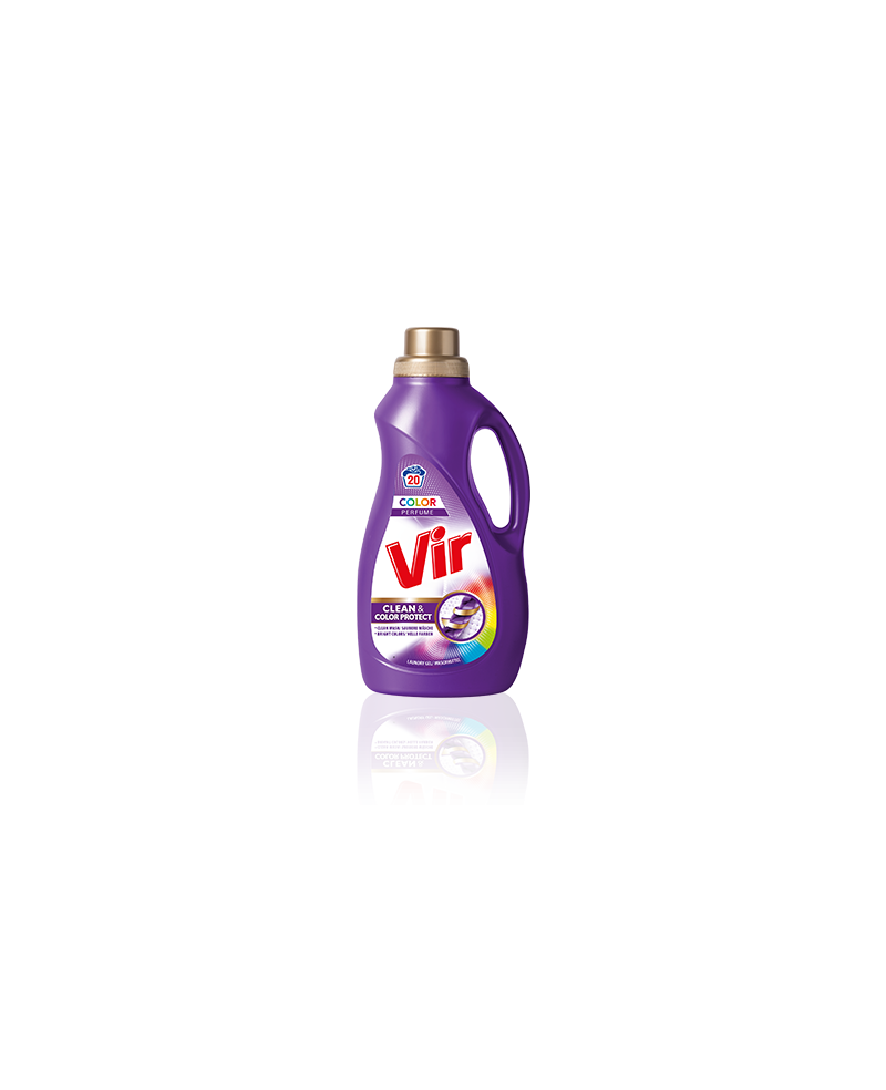 VIR - tekutý prací prostriedok - COLOR Perfume - 1000 ml - 20 praní