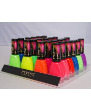 REVERS - lak na nechty 11 ml - BELLA - set NEON