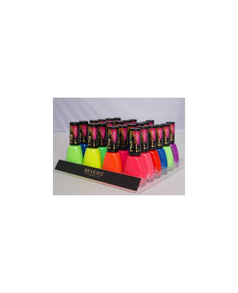 REVERS - lak na nechty 11 ml - BELLA - set NEON